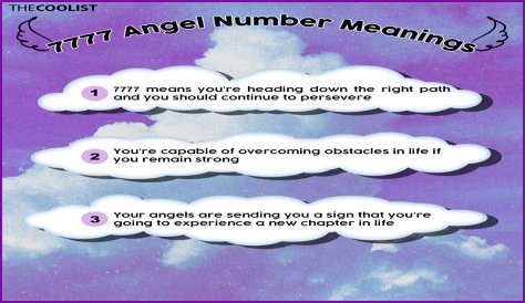Angel Numbers - Number Sequences - Repeating 7's  7 77 777 7777
