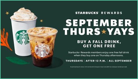 Does Starbucks Have A BOGO Deal On Thursdays?